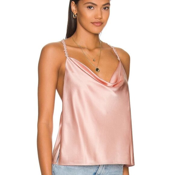 CAMI NYC the Floris Silk Top in Petal size XL NWT - Picture 2 of 9